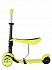 Самокат-беговел Black Aqua MG023 со светящимися колёсами, цвет лимонный  - миниатюра №2